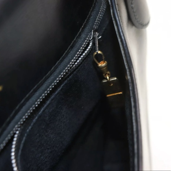 Gucci Shoulder Bag Black Leather - Picture 7 of 8